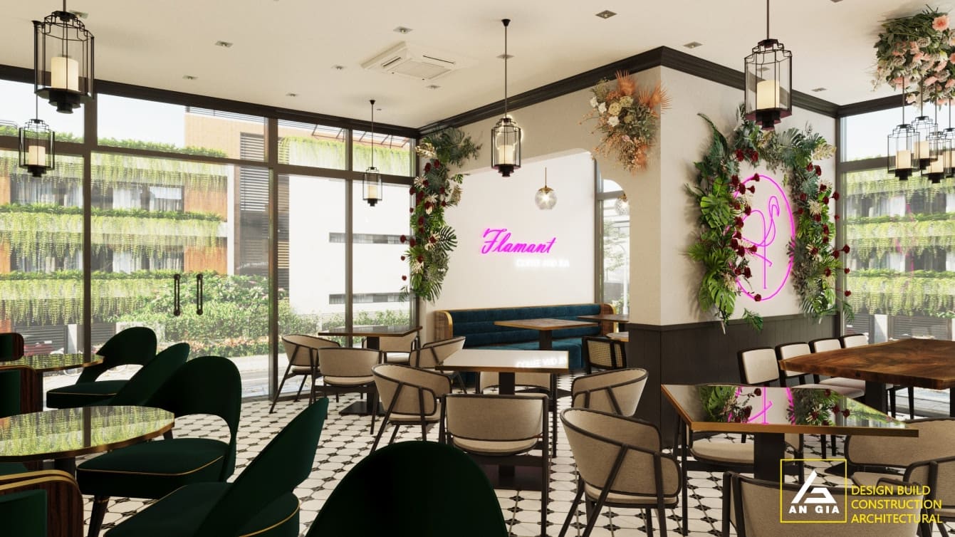 thiết kế nhà hàng cafe thu hút